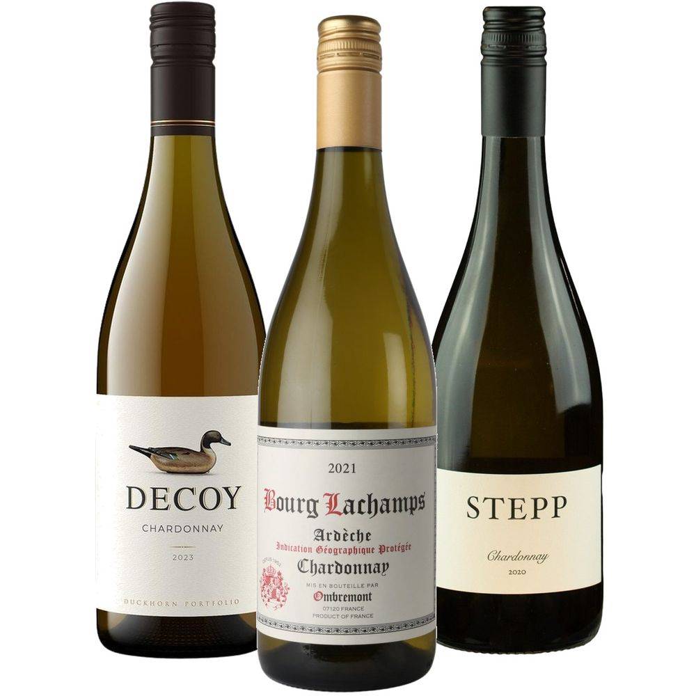 Smagekasse - Chardonnay 3 flasker