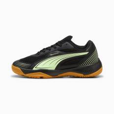 PUMA Solarflash III Indoor Sports Shoes Youth, Black/Fizzy Apple, 32