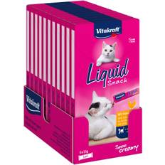 Vitakraft - Cat Treats - 11 x Cat Liquid-Snack Poultry + Taurin 90gr