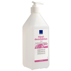 Håndsprit gel Abena med pumpe 85% alkohol - 600 ml - 10 stk.