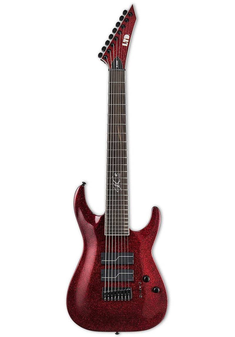 LTD SC-608 Baritone Stephen Carpenter Red Sparkle