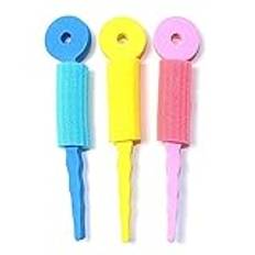 casstaly 6 HåRvåRd Foam Rollers Magic Sponge Soft Hair Curler HåRstyling HåR Roll Rollers DIY-Verktyg för Kvinnor