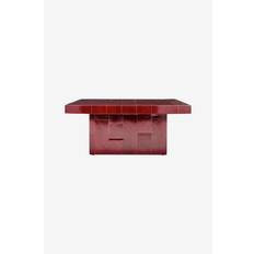 House Doctor - Soffbord , Hdbrick, 100x100 cm - Röd