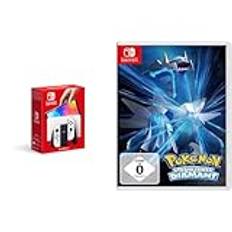 Nintendo Switch HW (OLED) w. White Joy-Con EUR & Nintendo Pokémon Brilliant Diamond Standard Allemand, Anglais, Espagnol, Français, Italien Nintendo Switch