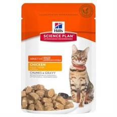 Hill's Science Plan Feline Adult 12 x 85 g. Mix Kylling/kalkun