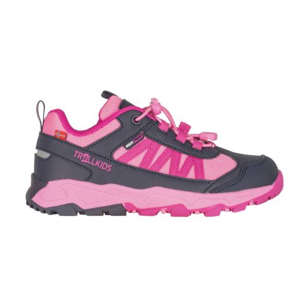 Trollkids Kid's Tronfjell Hiker Low Multisportsko Børn størrelse 33 farve pink