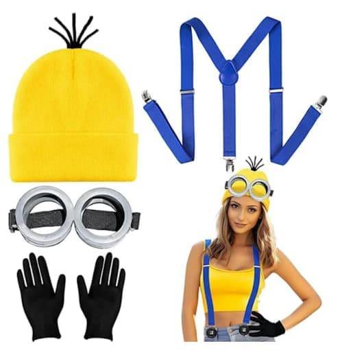 st Minions Halloween Kostymtillbehör för vuxna Ljusblå Ljusblå