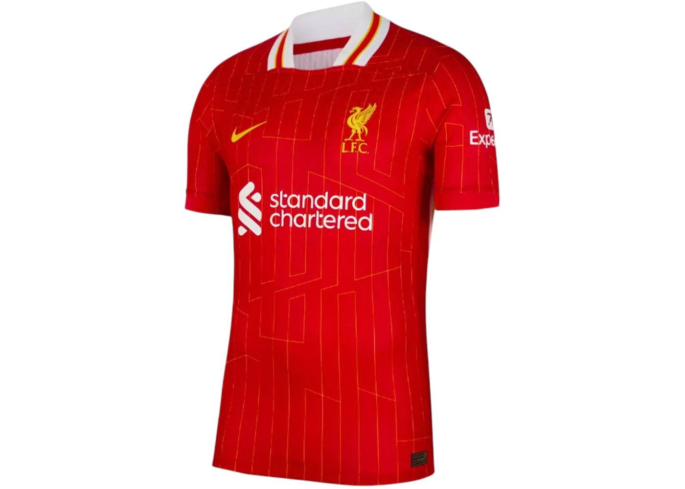 Nike Liverpool FC 2024/25 Match Home Authentic Jersey Gym Red/White/Chrome Yellow - S (S)