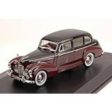 HUMBLER PULLMAN LIMOUSINE 1951 BURGUNDY/BLACK 1:43 Oxford Stradali Bilmodell cast