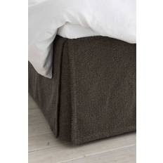 Ellos Home - Sengekappe Altro i bouclé, højde 52 cm - Brun - 90X200