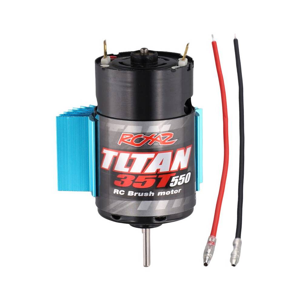 550 Brushed Motor with Heat Sink for 1:10 RC Crawler Axial SCX10 AXI03007 JL 90046 Slash TRX4 TRX6 35T