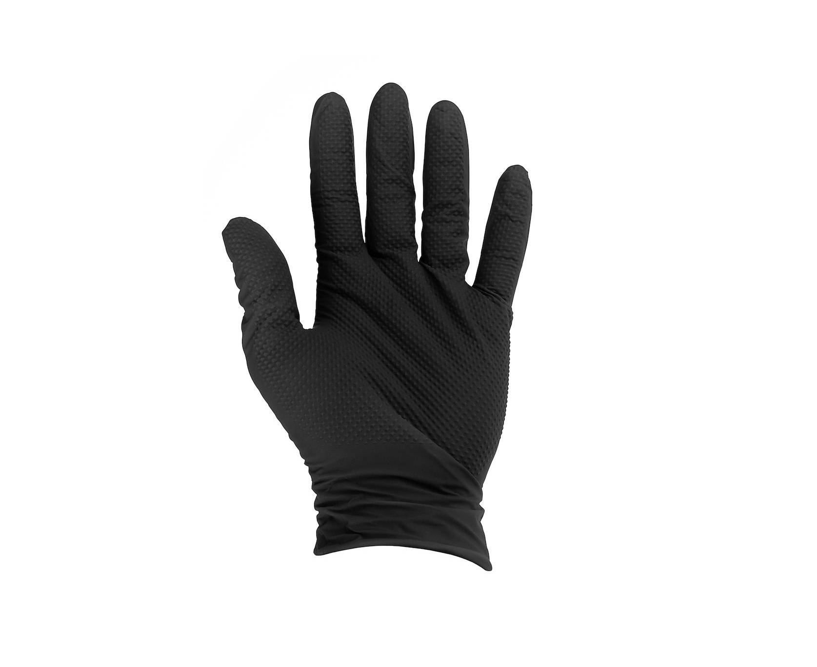 Nitrilhandskar SOLID GRIP – 50 st ( svart) - XL