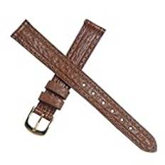 Dcasmo group Marron vin herr äkta läder klockarmband 10 mm New Old Stock 1970 1980 - original vintage armband - antikt traditionellt klockarmbandsarmband, Vinbrun, 10 MM, Retro