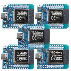 AZDelivery 5X ESP32 D1 Mini NodeMCU WiFi Modul ESP 32 Bluetooth Internet Entwicklungsboard mit USB-C Anschluss kompatibel mit Arduino und kompatibel mit Wemos D1 Mini inklusive E-Book!