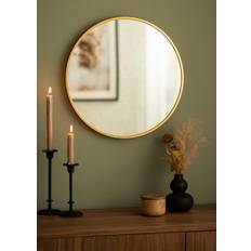 KAILA Round Mirror - Edge Gold 50 cm Ø