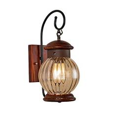 Vägglampa Retro Industriell stilTrä Vardagsrum Sänglampa Vägg Sovrum Vägg Vägg Lykta Rum Art Decor re Dekoration E27 Väggmonterad läslampa Vägglampor För Sovrum Wate