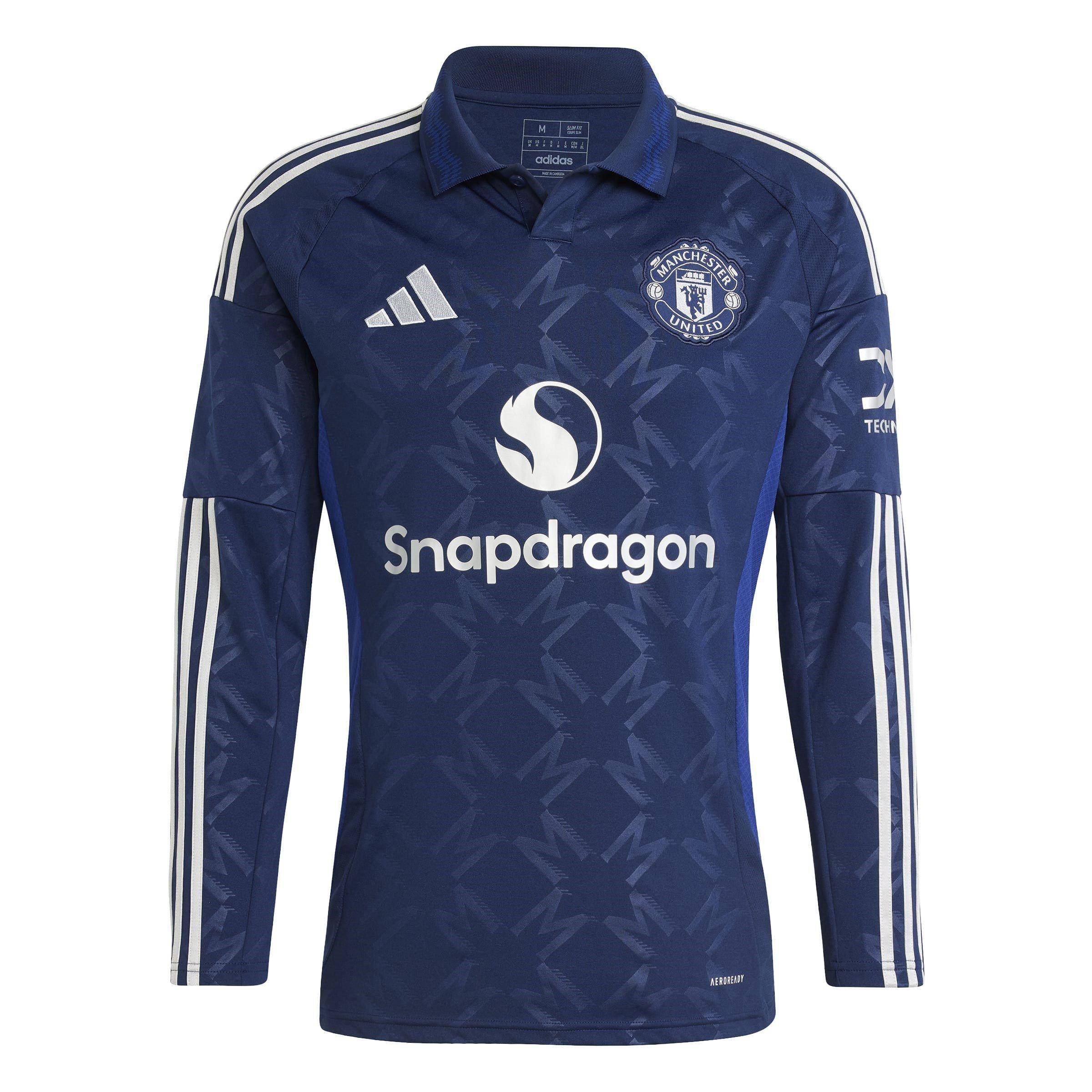 Adidas Manchester United Away Long Sleeve Shirt Adults