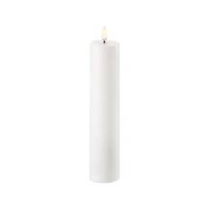 PILLAR CANDLE 4,8 X 25 CM | HVID