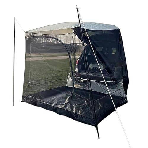 Biltält Solskydd - SUV Campingtält | Rymlig skärm för 5-6 personer, lätt och kompakt design, inkluderar förvaringsväska, perfekt för CUV, stadsjeepar, minibussar och utomhusaktiviteter