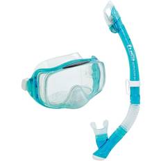 REA - Snorkelset Vuxen - (TUSA 3D med ventil för näsan) (Turkos)