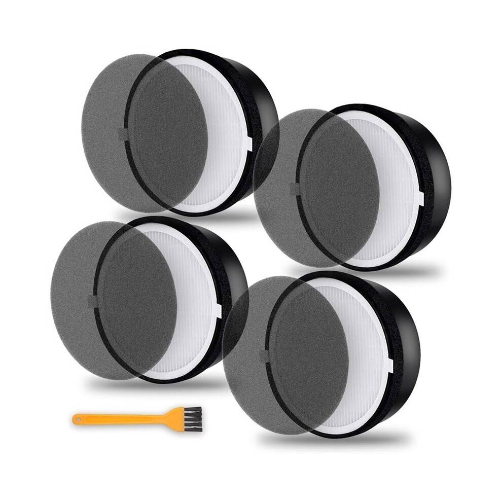 4 Pack -H132 Replacement Filter Compatible for LEVOIT -H132 Replacement Filter, 3 in 1 -H132 Air Filter