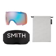 Smith IO MAG XL CP BLACKOUT SUN BLACK + CP Storm Blue Sensor Mirror