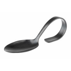 APS Serveringssked i rostfritt, mattsvart L: 12 cm