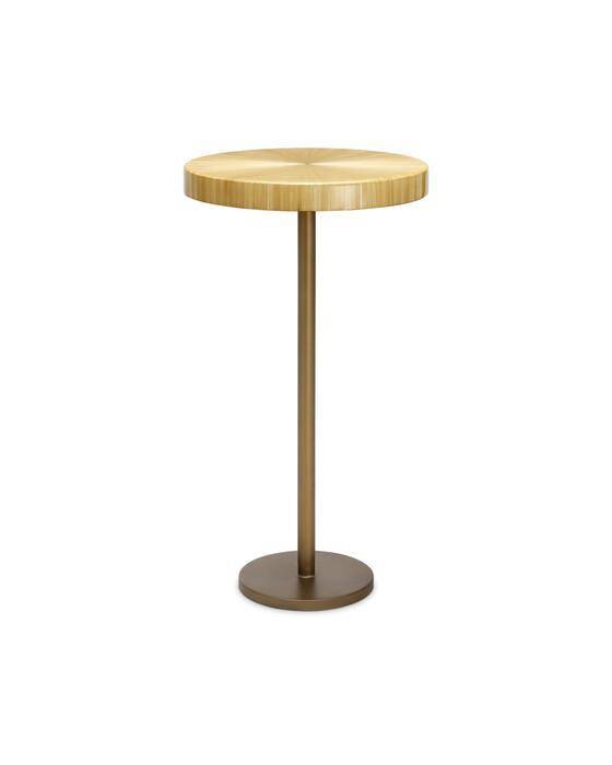 Albany sidebord strå marqueteri naturlig