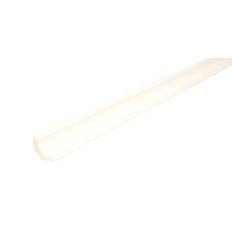 Hulkehlliste almue plast hvid - 22 x 22 x 3000 mm (På lager i butik)