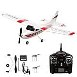 efaso WLToys F949 3-kanals 2,4 GHz RC flygplan Cessna-182 – robust EPO-material, 3-vägs coreless motor, komplett RTF inkl. 2 batterier