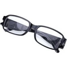 Multistyrka läsglasögon led man kvinna unisex glasögon glasögon dioptriförstoringsglas lyser upp nattsyntesglasögon - 3.5x