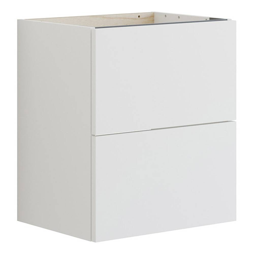 TVÄTTSTÄLLSSKÅP CAMARGUE VAL SLÄT 2 LÅDOR GRUND MATT VIT 50CM