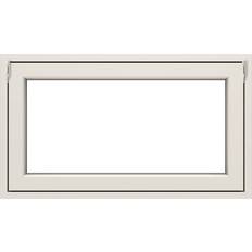Överkantshängt Fönster NorDan uPVC BxH (cm): 120x60, Utan härdat glas