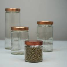 Little Pots Muscadin glaskrukke med KOBBER låg - 212 ml.