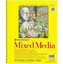 Strathmore Mixed Media Vellum Spiral Paper Pad 9X12