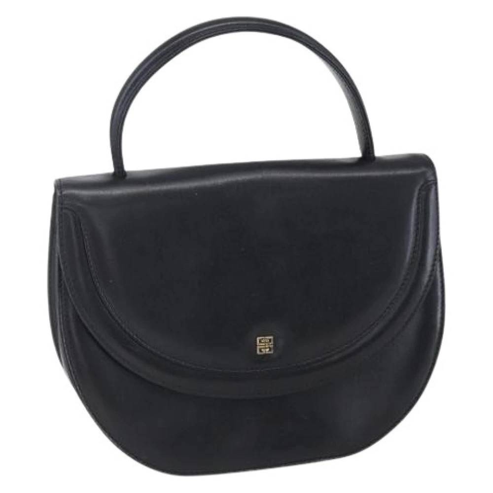 Givenchy Pre-owned Pre-owned Læder Håndtaske - Vintage - Dame - Sort - ONE SIZE - Læder