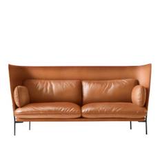 &Tradition - Cloud LN7, Warm Black Leather cat.2, Noble Cognac - Soffor - Luca Nichetto