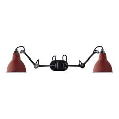 DCWéditions - Lampe Gras 204 Round Double, Black/Red - Sengelamper - Bernard-Albin Gras - RØD