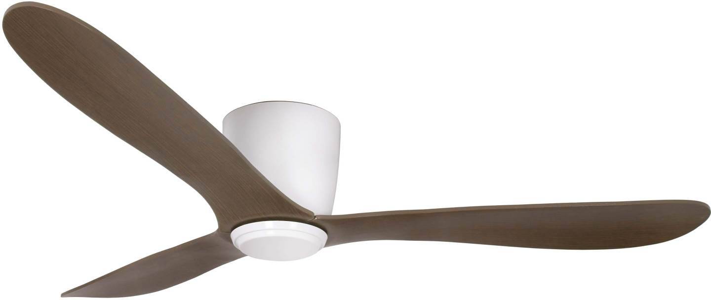 Cetus II 132cm Takfläkt Vit Motor, Valnötsblad
