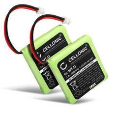 2x CELLONIC® uppladdningsbart 5M702BMX batteri för AVM Fritz Fon MT-D, Audioline Slim DECT 500 502 580 582, Telekom Sinus 201 trådlös telefon - telefonbatteri, ersättningsbatteri