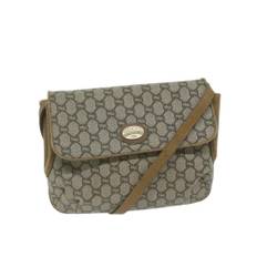 Gucci Vintage, Pre-owned, Dame, Beige, ONE SIZE, Uld, Pre-owned Canvas gucci-tasker