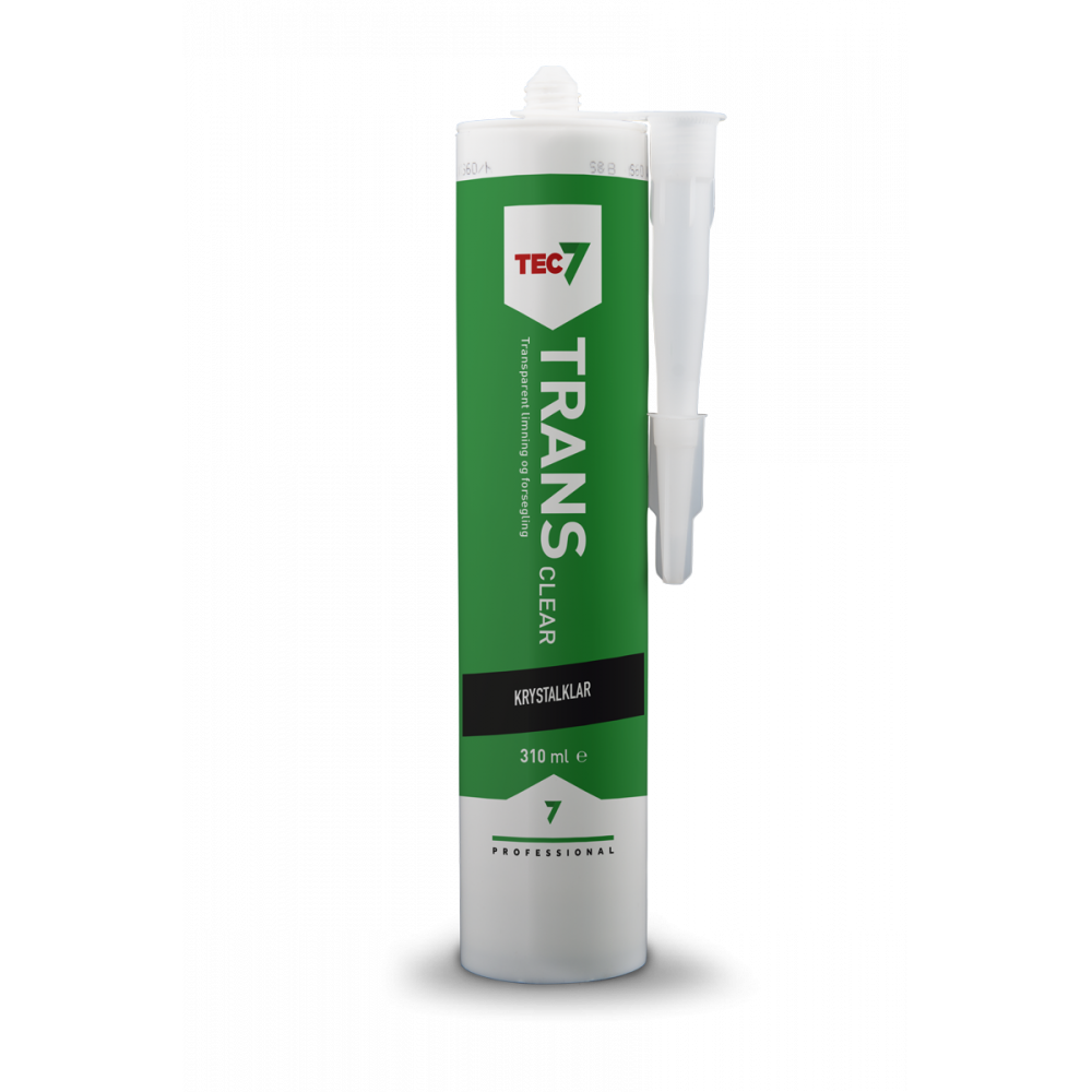 Fugemasse Klar - TEC7 Lim & Forseglingsmasse Transparent - 310 ml