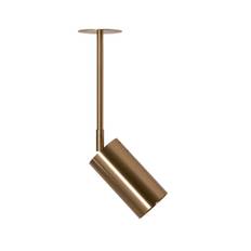 Rubn Joey Spot with Plate - Large - H38.5cm - Brass