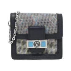 Louis Vuitton Vintage, Pre-owned, Herre, Blå, ONE SIZE, Uld, Pre-owned canvas tasker