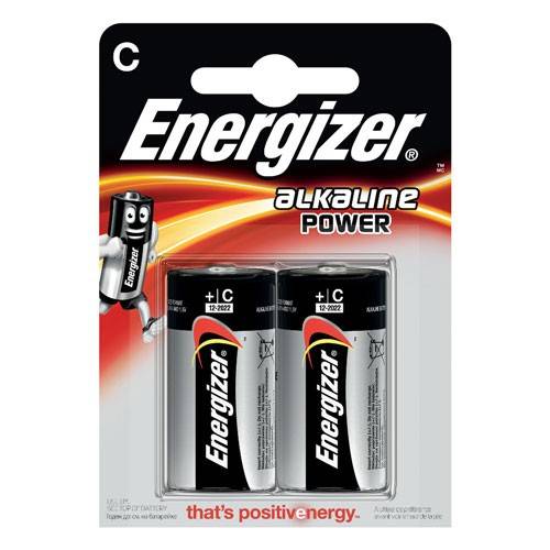 Energizer Alkaline Power C batterier (2 st)