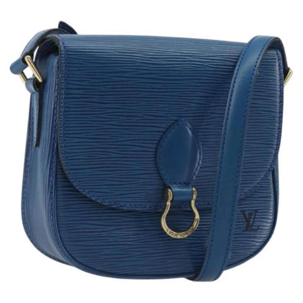 Louis Vuitton Vintage Pre-owned Laeder louis-vuitton-tasker - Vintage - Dame - Blå - ONE SIZE -