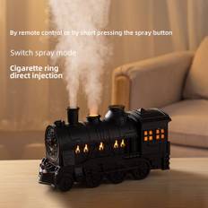 Vintage Train eterisk olja diffusor för hem 300ml stor öppning aromaterapi diffusor med 2 typer US plug without remote control