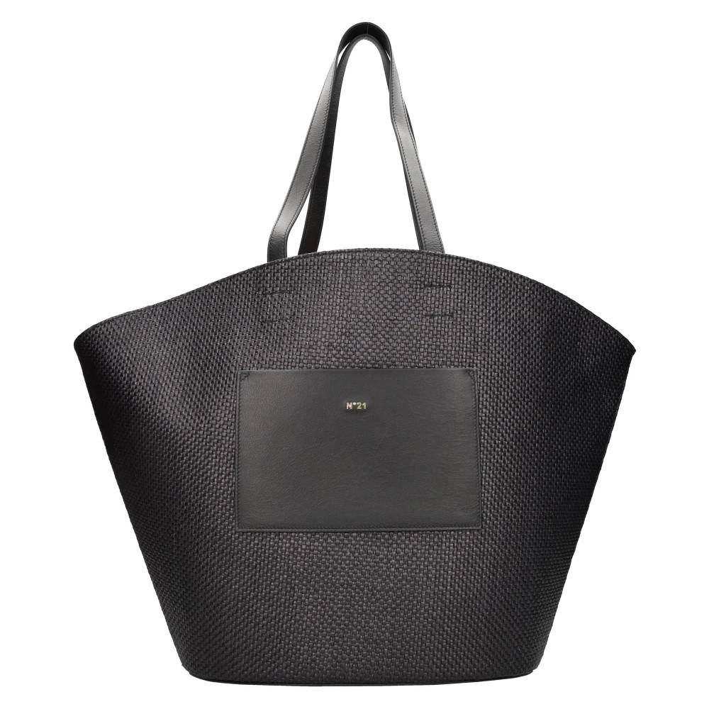 N21 Panier Tote Bag - Tasker - Dame - Sort - ONE SIZE - Uld