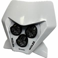 Trippel lampkåpa 120w KTM 2024-, vit, varmvit 3xE405k NIZLED 48% mer lux än dubbelkåpan