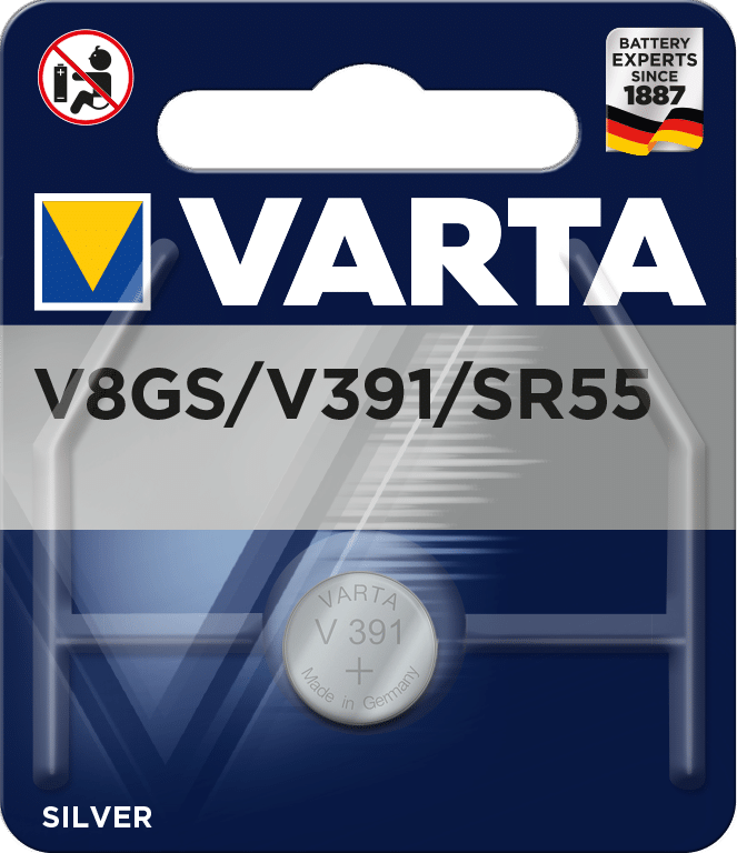 Varta Klockbatterier SR 55, 381, 391 1,55V 1-Pack